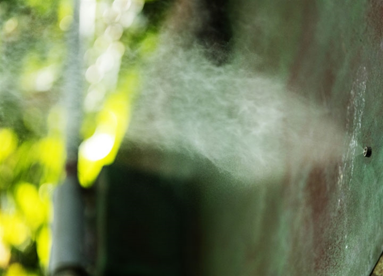 Açık hava sprey sisleme ile soğutma